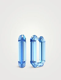 Lucent Crystal Hoop Earrings