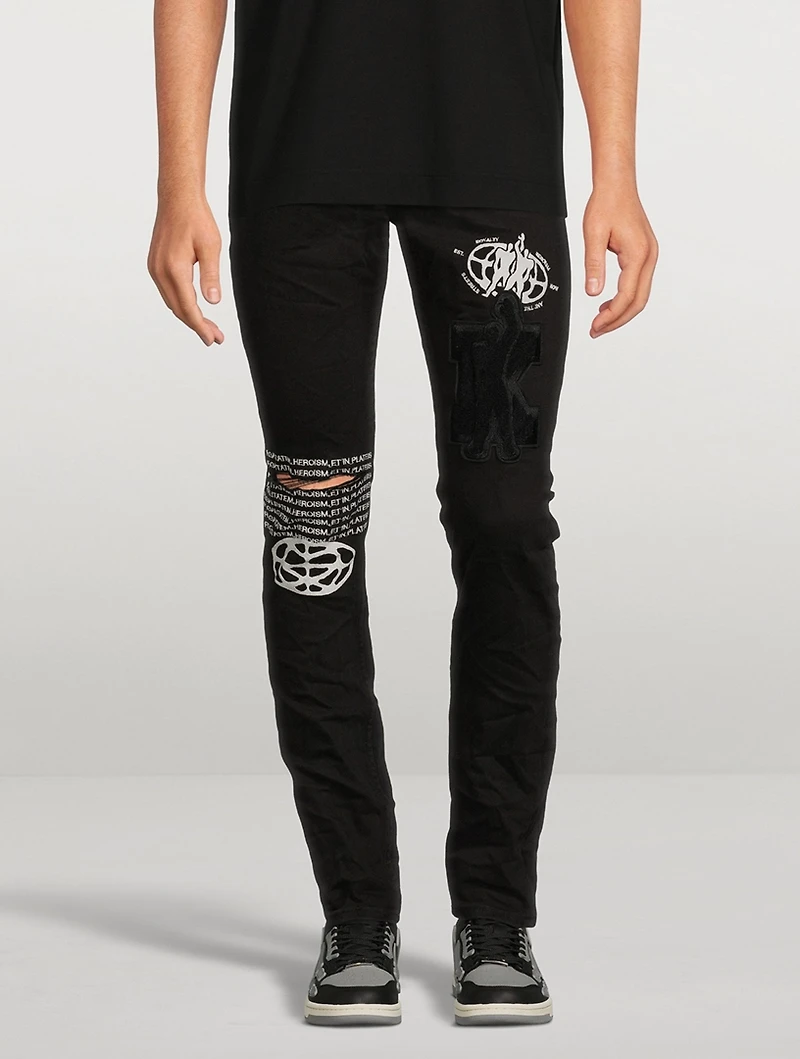 Chitch K Patch Ace Slim-Fit Jeans