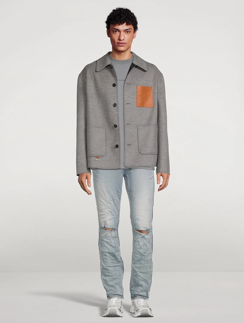 Hazlow City High Trashed Straight-Leg Jeans