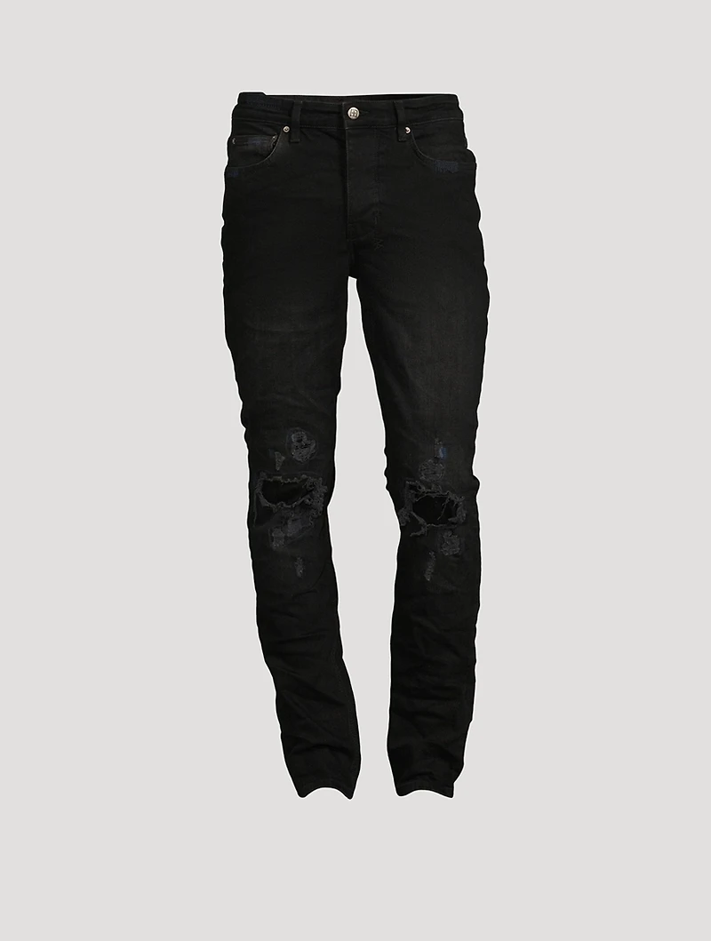 Chitch Blu Bottle Trashed Slim-Fit Jeans