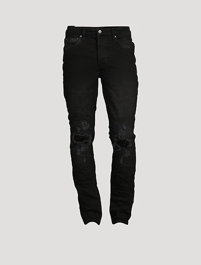 Chitch Blu Bottle Trashed Slim-Fit Jeans