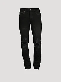 Chitch Blu Bottle Trashed Slim-Fit Jeans
