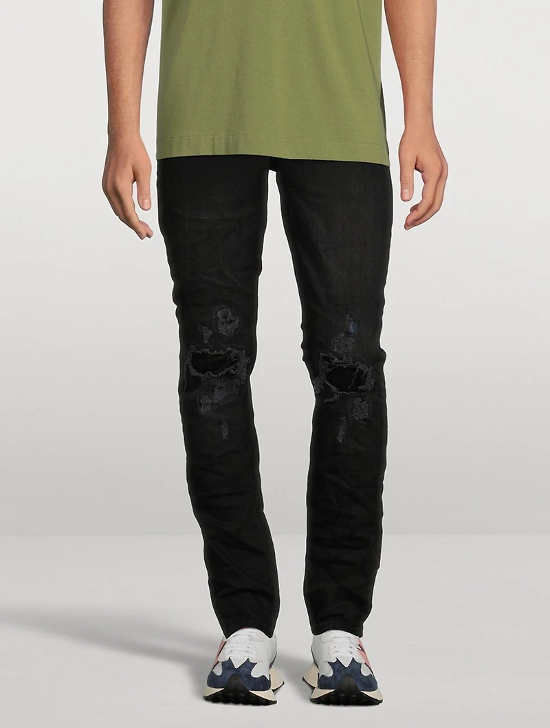 Chitch Blu Bottle Trashed Slim-Fit Jeans