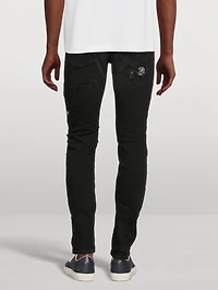 Chitch Leopard Patch Krow Slim-Fit Jeans