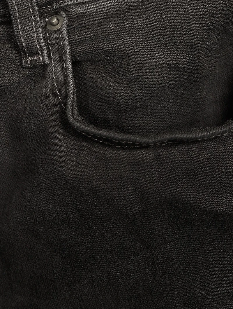 Chitch Leopard Patch Krow Slim-Fit Jeans