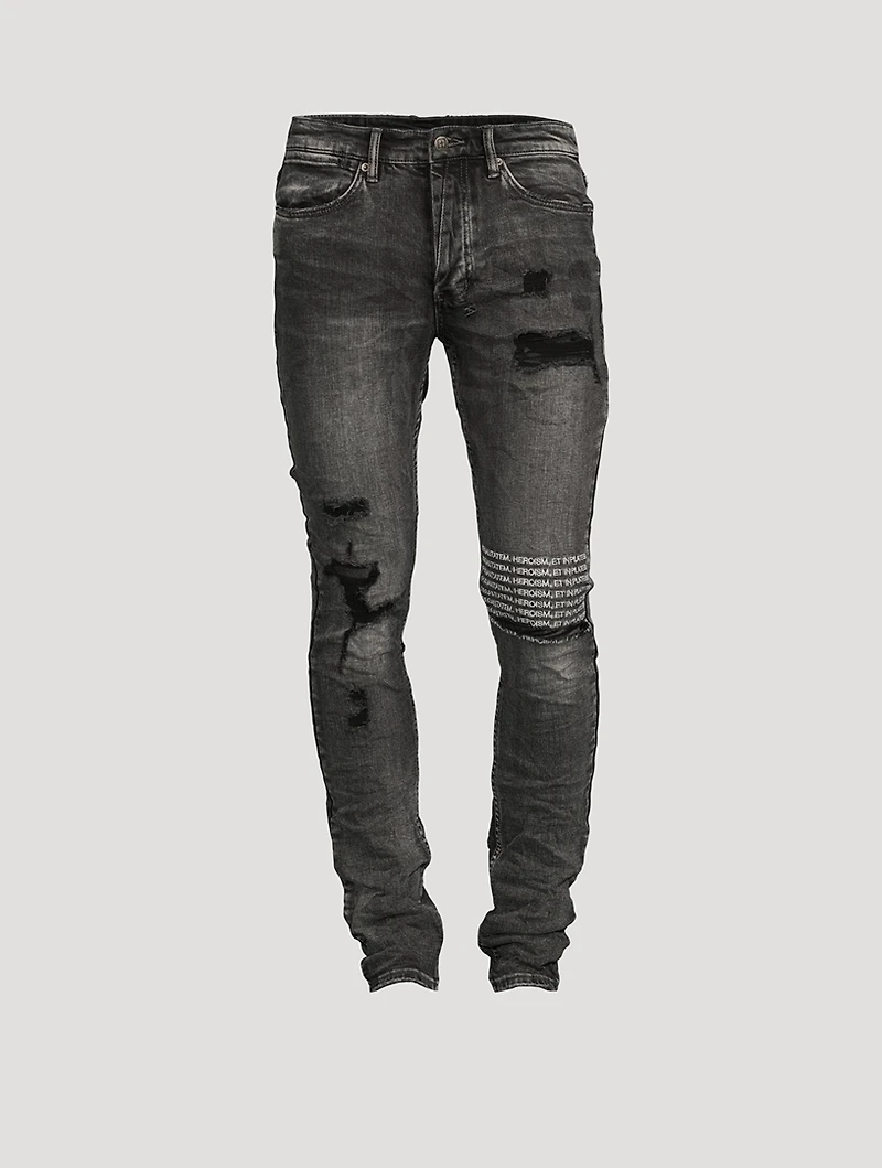 Van Winkle Angst Plateis Skinny Jeans