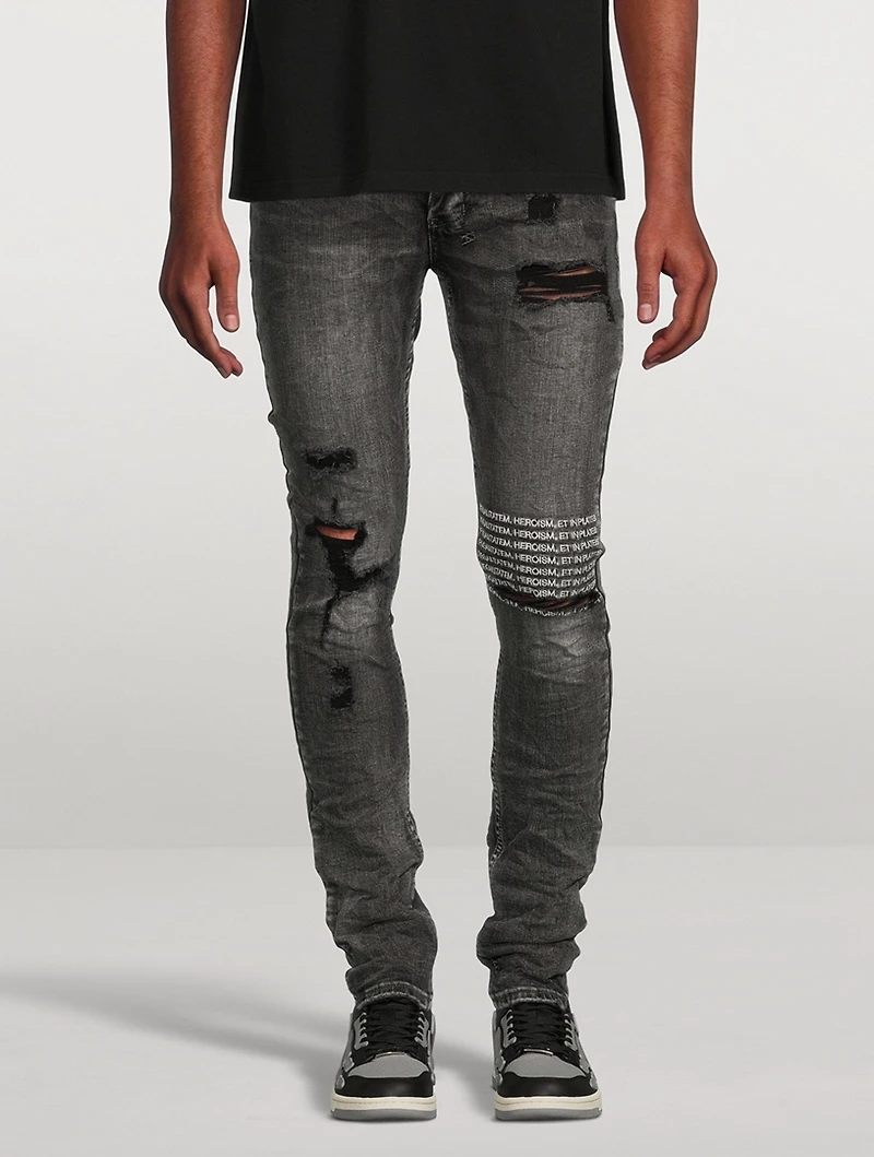 Van Winkle Angst Plateis Skinny Jeans