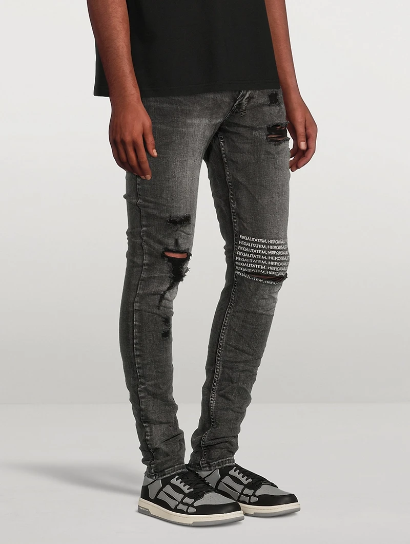 Van Winkle Angst Plateis Skinny Jeans