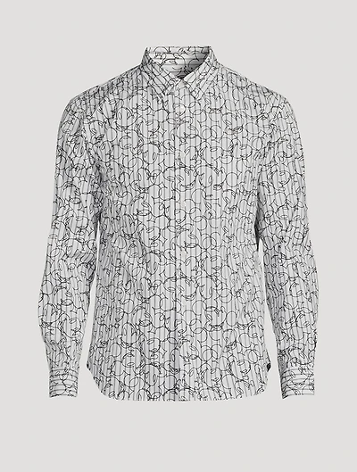 Cotton Shirt Mouse Print