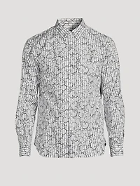 Cotton Shirt Mouse Print