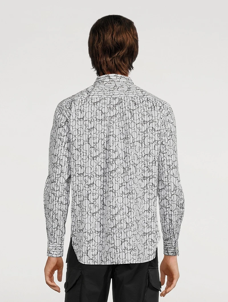 Cotton Shirt Mouse Print