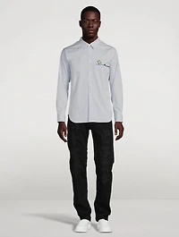 Cotton Shirt Striped Print