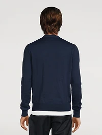 Wool V-Neck Cardigan