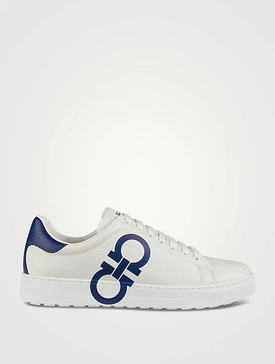 Gancini Leather Sneakers