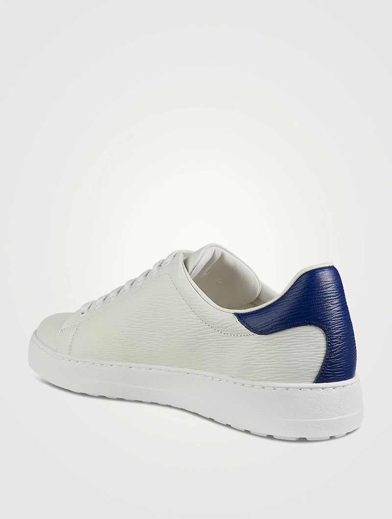 Gancini Leather Sneakers