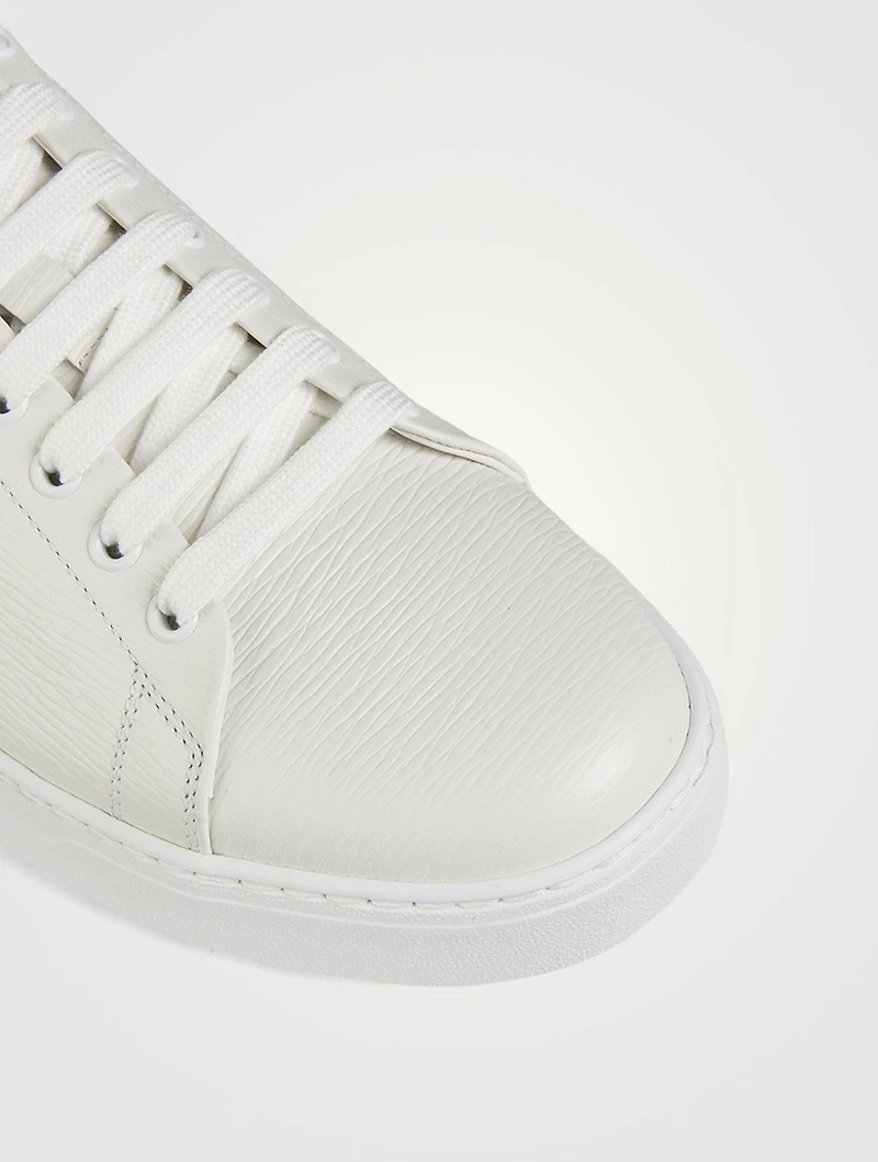 Gancini Leather Sneakers