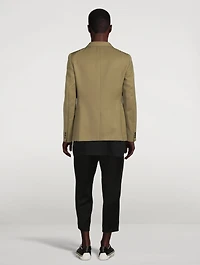 Wool-Blend Layered Jacket