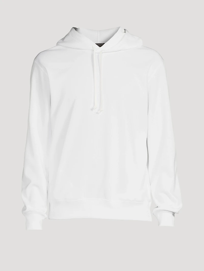 Long-Sleeve Hoodie With Graphic Back