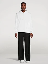 Long-Sleeve Hoodie With Graphic Back
