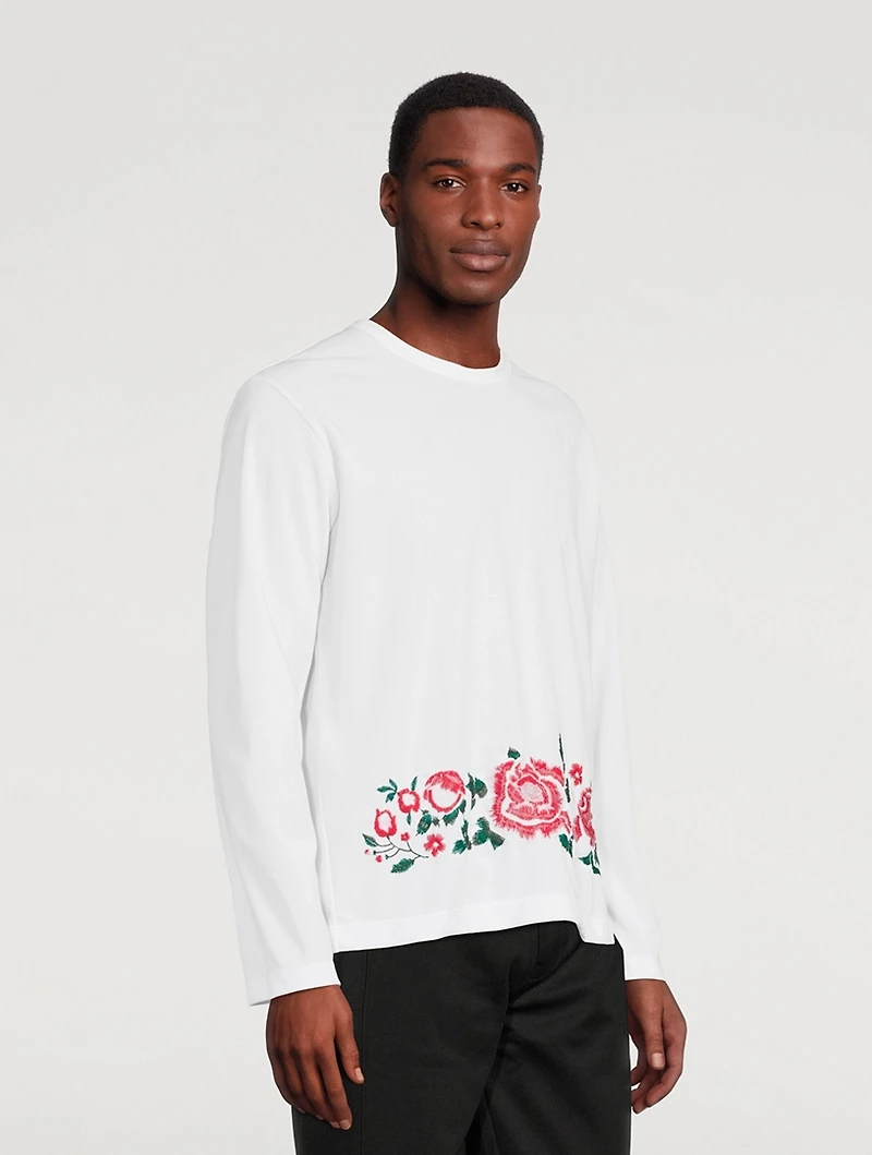 Rose Long-Sleeve T-Shirt