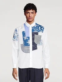 Cotton Patchwork Shirt