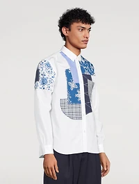 Cotton Patchwork Shirt