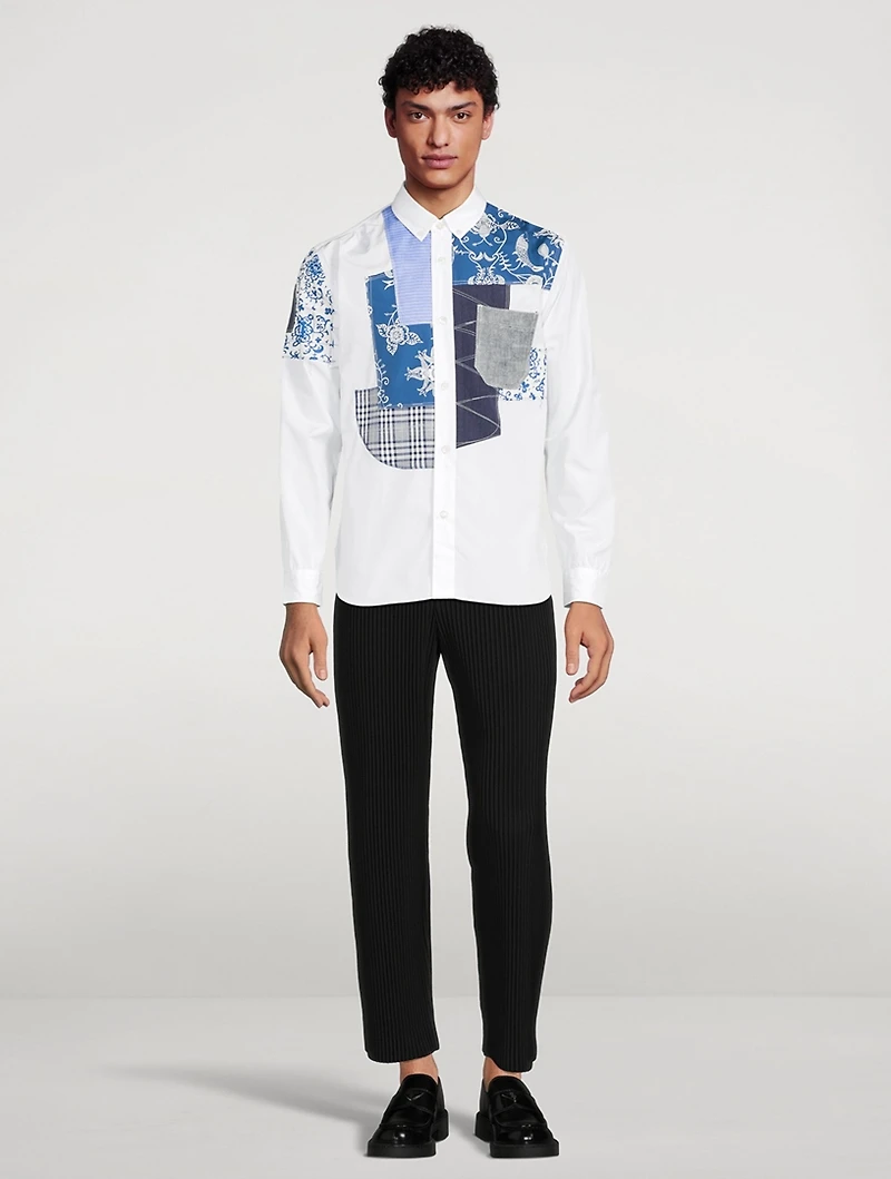Cotton Patchwork Shirt