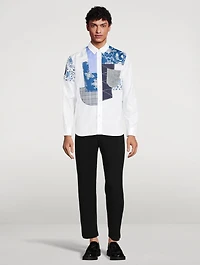 Cotton Patchwork Shirt