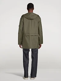 Nylon Jacket With Hood