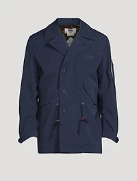 Nylon-Blend Drawstring Jacket