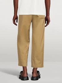 High-Waisted Cropped Pants