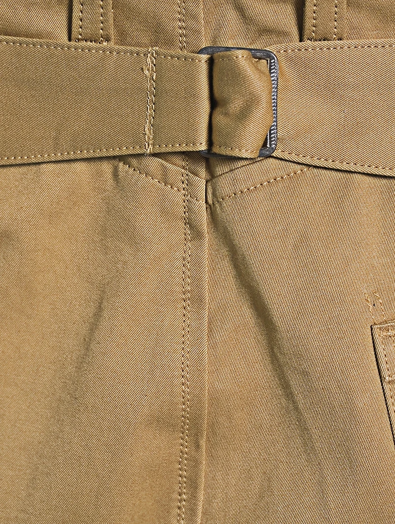 High-Waisted Cropped Pants