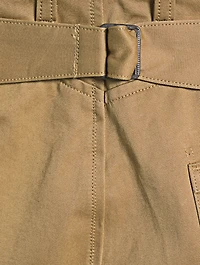 High-Waisted Cropped Pants