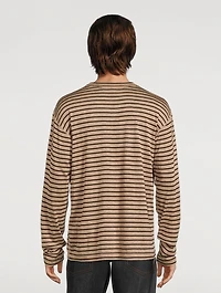 Long-Sleeve T-Shirt Striped Print