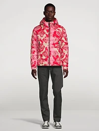 Keagan Quilted Down Jacket Abstract Print