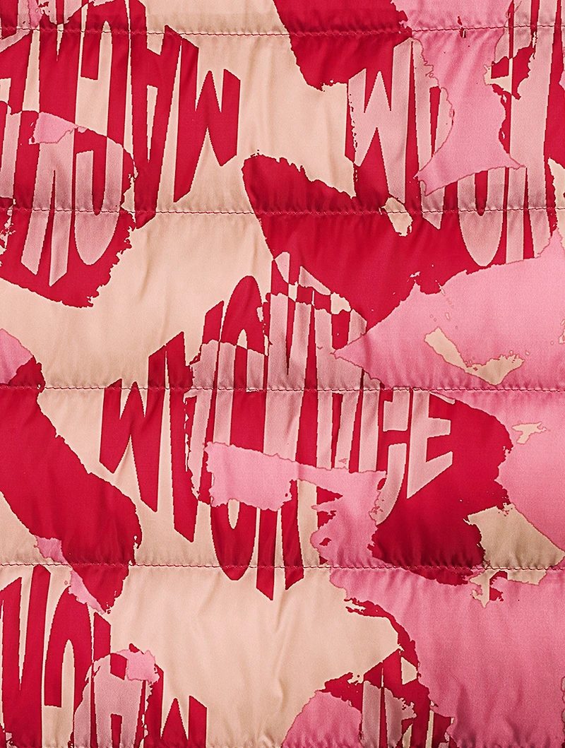 Keagan Quilted Down Jacket Abstract Print