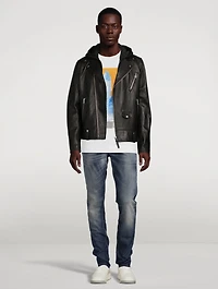 Magnus 2-in-1 Leather Biker Jacket