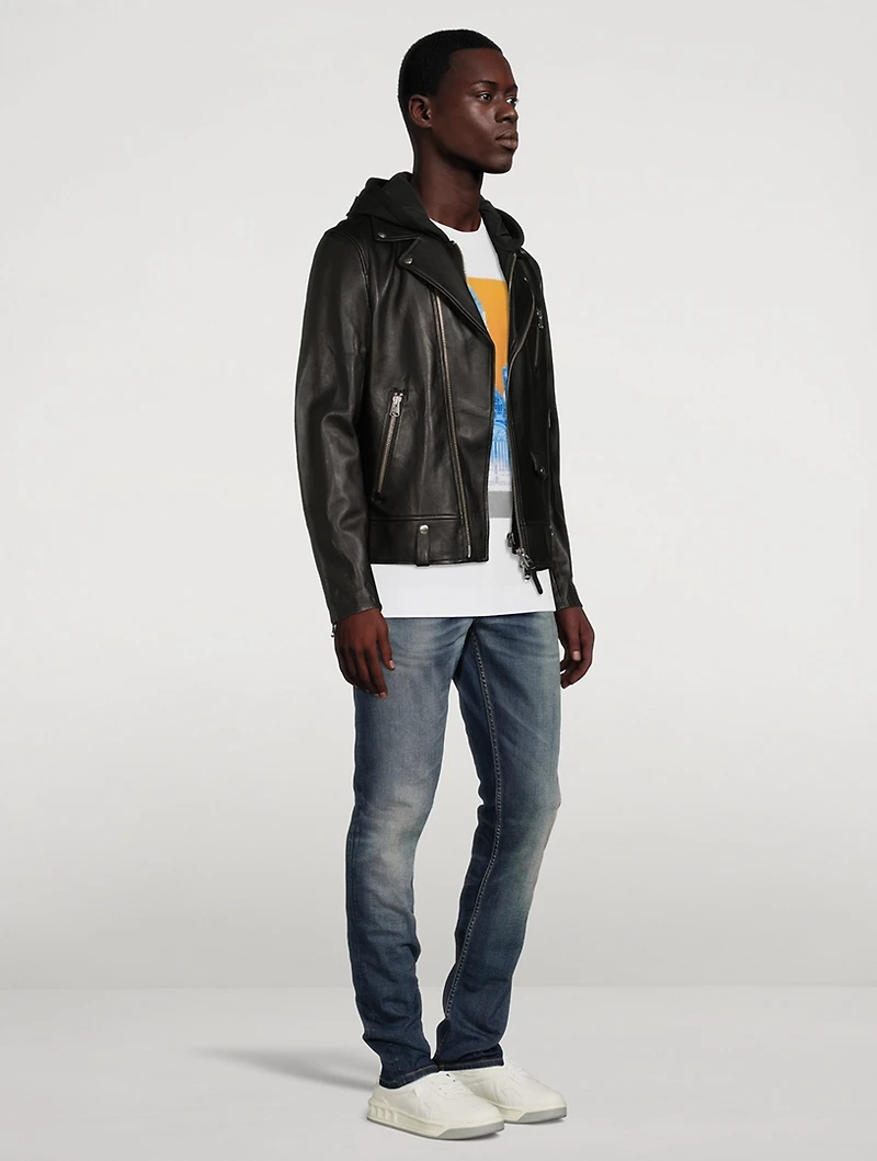 Magnus 2-in-1 Leather Biker Jacket