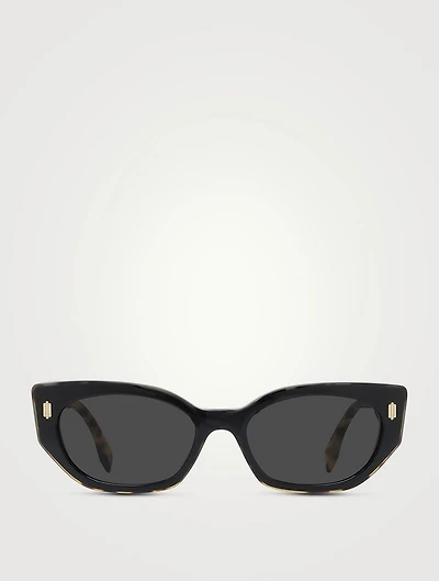 Fendi Bold Rectangular Sunglasses