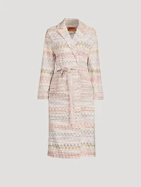 Belted Knit Duster Coat