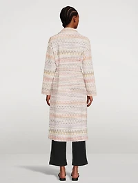 Belted Knit Duster Coat