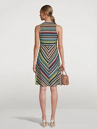 Lurex Knit Midi Dress