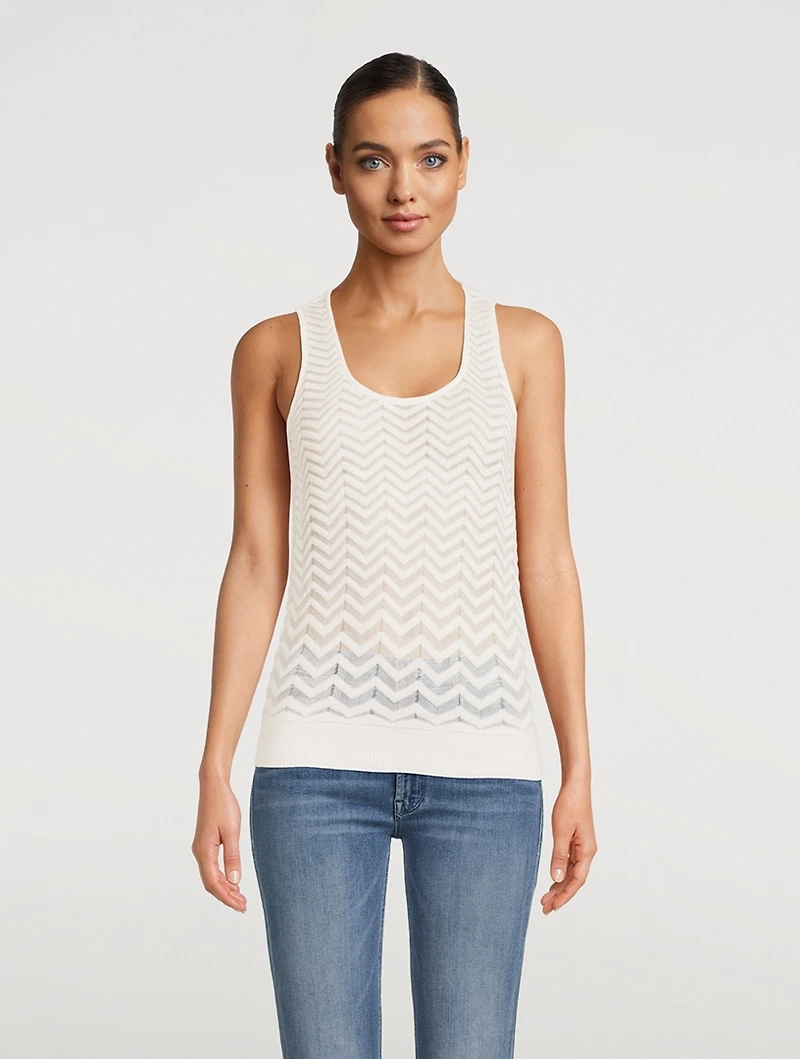 Sleeveless Knit Top
