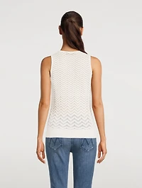 Sleeveless Knit Top