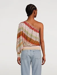 One-Sleeve Crochet Sweater
