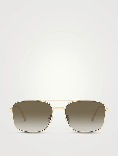 DiorBlackSuit N1F Square Aviator Sunglasses