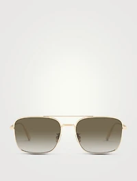 DiorBlackSuit N1F Square Aviator Sunglasses
