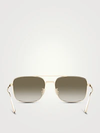 DiorBlackSuit N1F Square Aviator Sunglasses