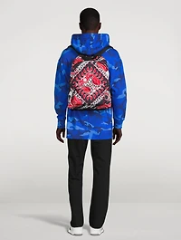 Nylon Backpack In Archive Manifesto Bandana Print