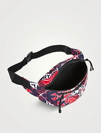 Canvas Belt Bag In Archive Manifesto Bandana Print